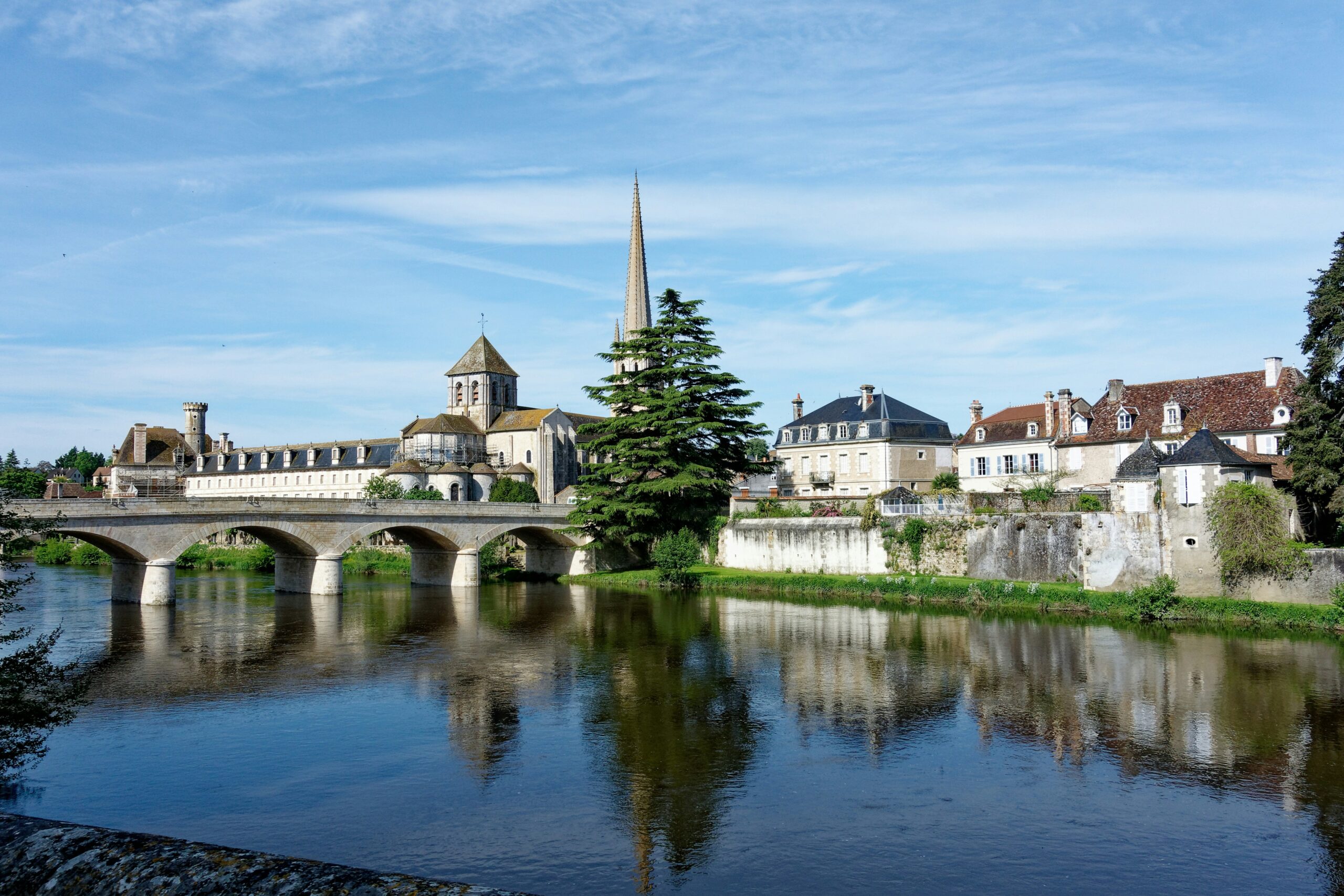 Saint Savin Historic Town Nearby To Our Amazingly Affordable Idyllic Gite Holidays In France at La Faye